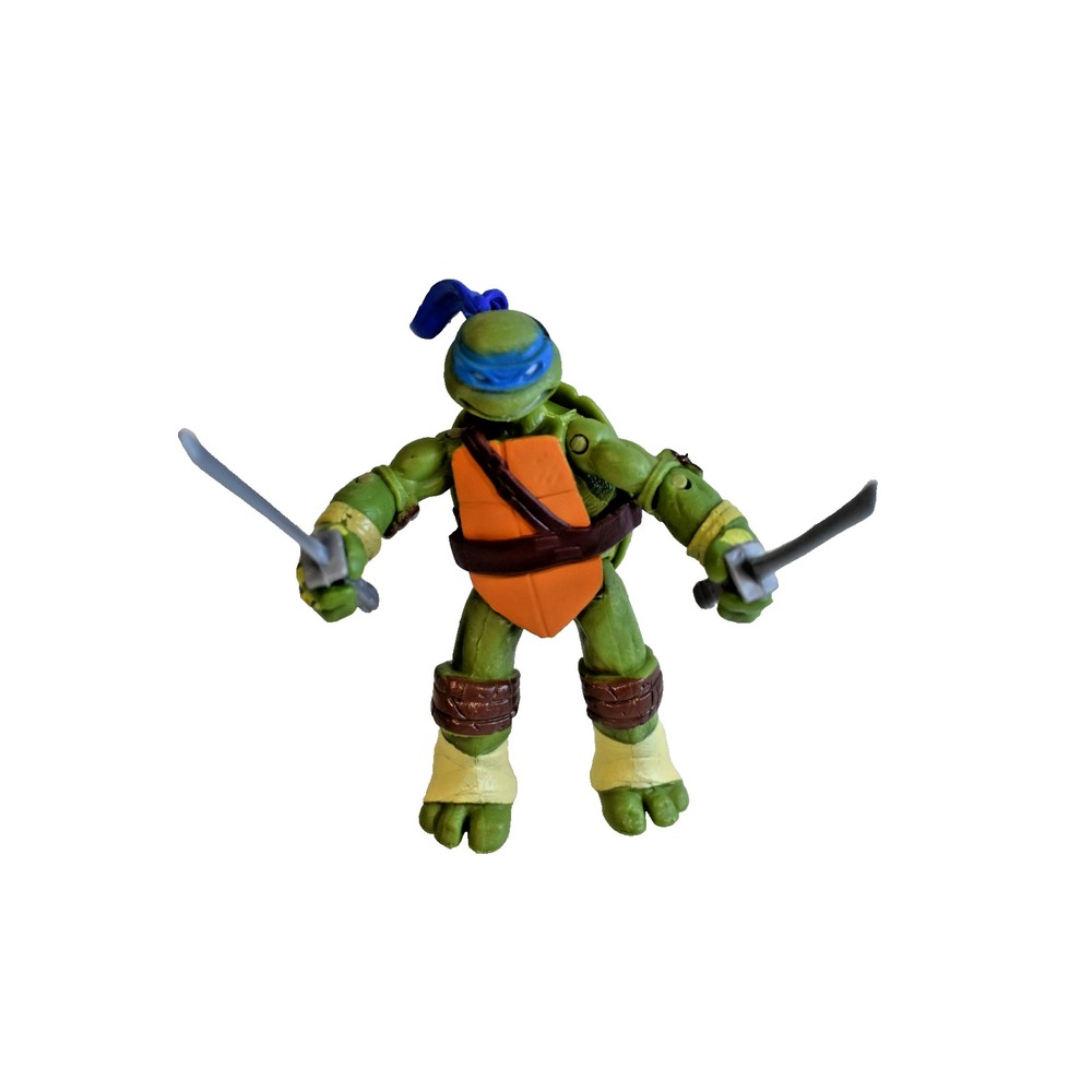 Teenage Mutant Ninja Turtles 4.5" Leonardo Action Figure Viacom 2012 READ